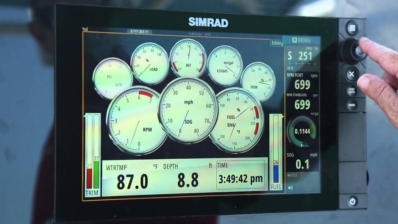Evinrude Engine Interface for Lowrance SIMRAD 