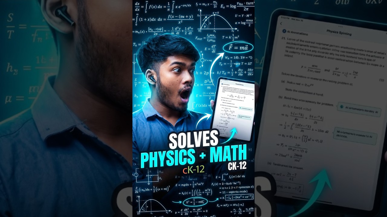 Physics & Maths problems are gone now😎#ytshorts #tech #students #shorts #viral #ai #youtubeshorts