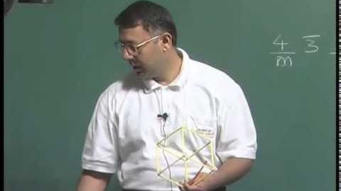 Mod-01 Lec-07 Geometry of Crystals: Symmetry, Lattices