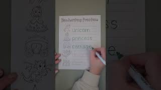 Fairy Tale Handwriting Practice