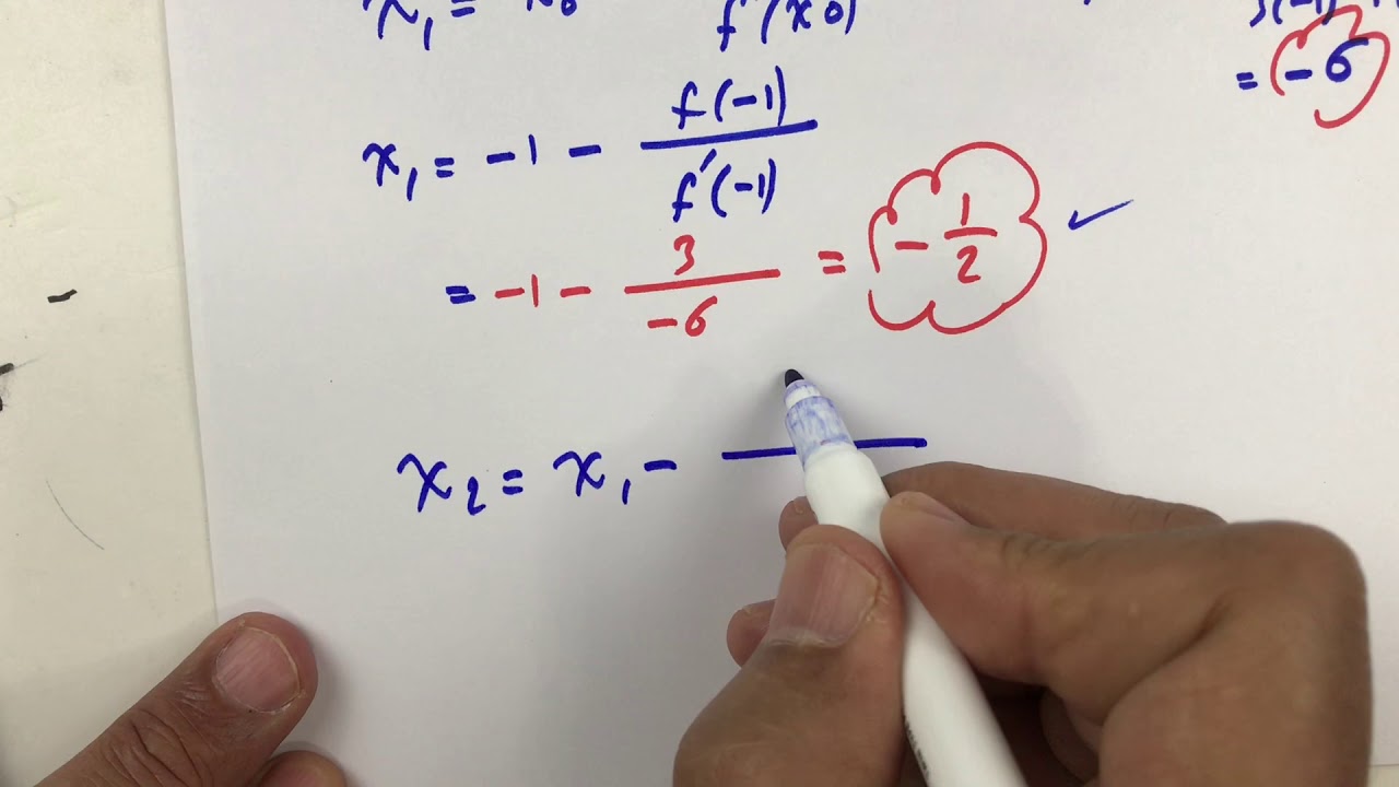 الحصة ( 1) طريقة نيوتن رافسون لإيجاد الأصفار بشكل تقريبي