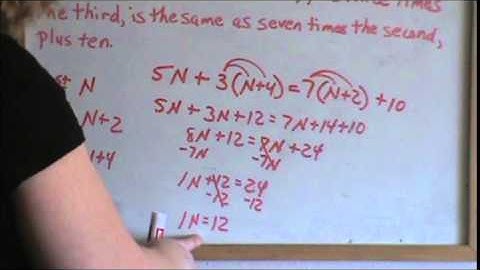 Lesson 17- Consecutive Integers
