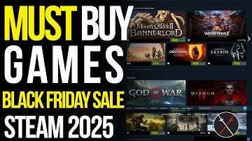Best BLACK FRIDAY Deals on STEAM - Steam Sale 2025 Cheap Discounted Games!