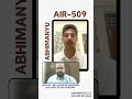 #UPSC2025 #AIR509 #Abhimanyu #ShubhamSir #VidyapeethIAS #UPSC #IAS #UPSCPreparation #civilservices