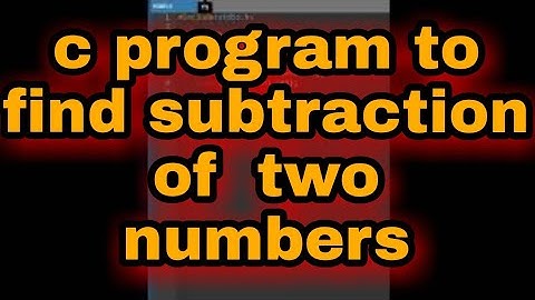 write a c program to subtract two numbers |#shorts #reels#code#coding#coder @Logicinprogramming