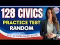 128 Questions Civics Test for U.S. Citizenship 2026 RANDOM Order (New 2025 Version) | No.112
