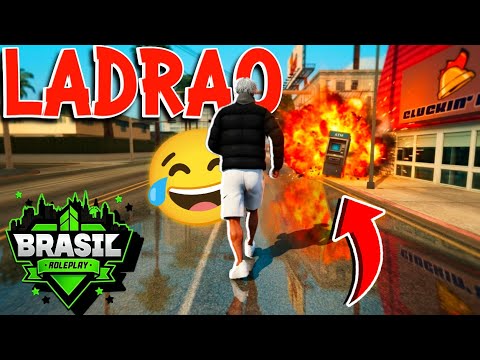 GTA SAMP 🔥 - I TRIED TO BE A CASH REGISTER THIEF IN BRASIL ROLEPLAY (it didn't go well 🤣)