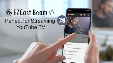 EZCast Beam V3 projector - Perfect for Streaming YouTube TV