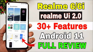 Realme 6 & 6i realme Ui 2.0 update new features, Android 11 | AOD, game space | realme 6 new update