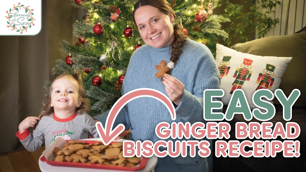 Easy gingerbread recipe to bake with your children. Perfect for Christmas!