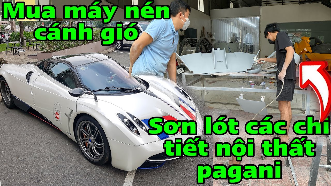 Sơn lót chuẩn bị vào Da nội thất Pagani