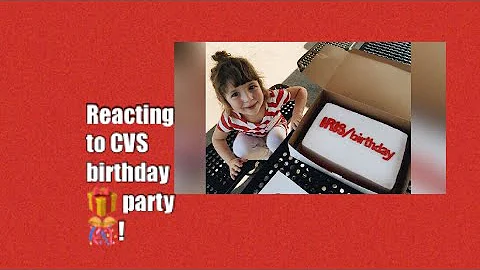 4-Year-Old Girl Obsessed with CVS Has Pharmacy-Themed Birthday Party – REACTION.CAM
