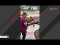 Tears as disabled bird 'flies' for first time