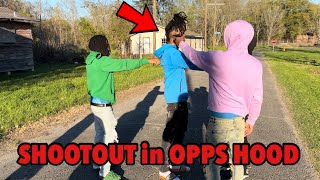 DEDE3X & Tray Get in Shootout With Opps Hood, OPPS GET SHOT WITH SWITCH