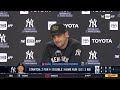 Aaron Boone recaps Nestor Cortes, Giancarlo Stanton&#39;s performance