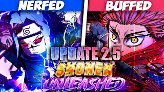 Reviewing The New Shonen Unleashed 2.5 Balance Patch...