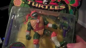 TMNT Ninja Turtles The Next Mutation Michelangelo Figure Review 1997