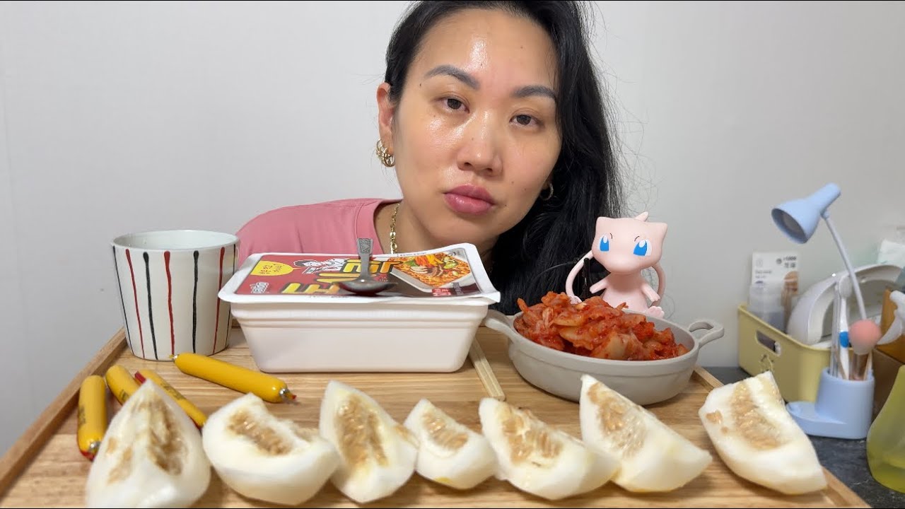 ДОШИРАК🍜 &КОРЕЙСКАЯ ДЫНЬКА🍈/МУКБАНГ🤤