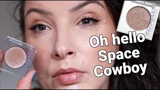 Testing viral makeup - Urban Decay Moondust Eyeshadow in Space Cowboy