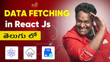 How to fetch Data from API in React js Tutorial in Telugu -  Brolly Academy