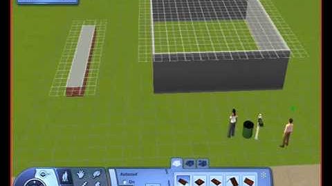 Sims 3 tutorial - How to build low walls