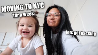 GOING TO NYC FOR A WEEK! prepare and pack with me