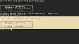 HOW TO QUICKLY: EPISODE 4: HOW TO VIEW FILE CONTENTS