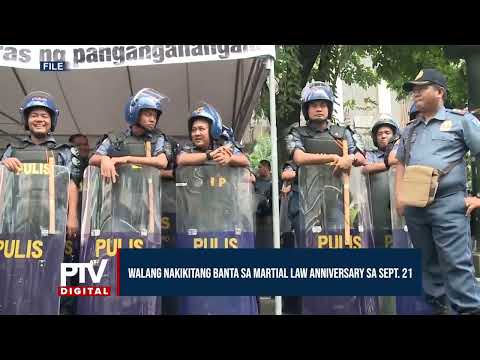 16,000 Pulis, ipakakalat ng PNP sa mga lugar na pagdarausan ng kilos-protesta kaugnay ng 1972...