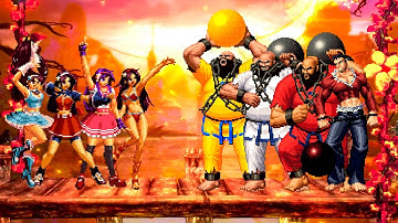 [KOF Mugen] Athena Asamiya Team vs Chang Koehan Team
