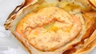 Печеный лосось с лимоном. Печеный лосось с лимоном.