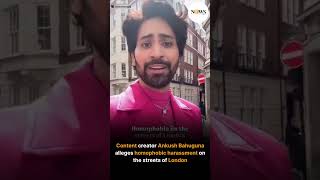 Ankush Bahuguna | Influencer faces homophobic abuse in London over pink outfit | News Ei Samay