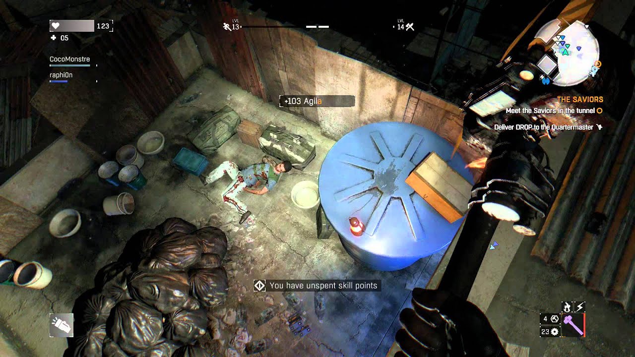 Dying Light - Random Coop Join (Massive Disaster On-site Relief Packages)  Night Combat Gameplay PS4 - YouTube
