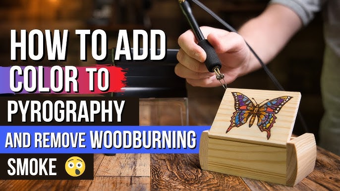 Lettering Textures Part 2 Pyrography Tutorial wood burning techniques –  Pyrography Made Easy