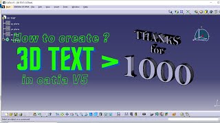 Creating Mind-Blowing 3D Text Designs from Scratch #catia #textdesign #3dtext #3dmodeling #tutorial
