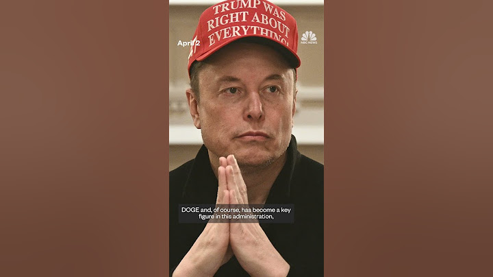 Trump tells Cabinet Elon Musk will be stepping back in the near future