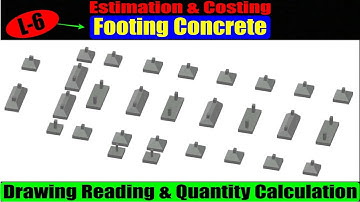How To Find Quantity Of Concrete In Footings #IsolatedFooting #TrapezoidalFooting #CombinedFooting