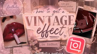 Inshot Photo Editing tutorial | How to get a vintage aesthetic effect |#aestheticeditingtutorial  ✨ screenshot 3