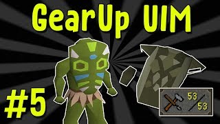 Grinding Hours at this Minigame for Snakeskin Armour! Gear Up Ultimate Ironman #5 [OSRS]