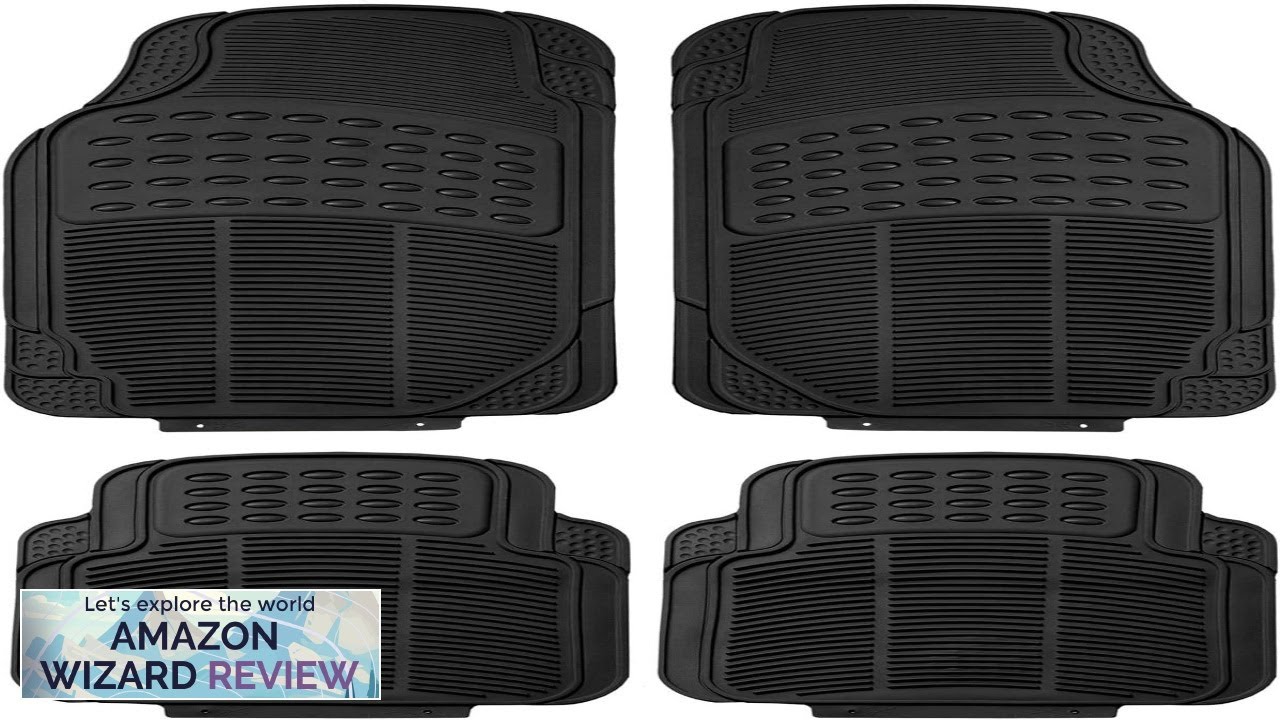 FH Group Automotive Floor Mats Heavy-Duty Rubber Universal Fit Full Set Review