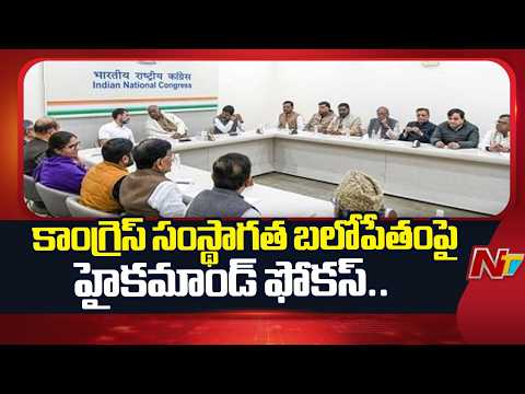 కాంగ్రెస్ సంస్థాగత బలోపేతంపై హైకమాండ్ ఫోకస్.. | Congress | Delhi | NTV Telugu - NTVTELUGU