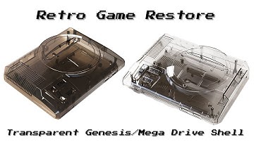 Retro Game Restore Clear Genesis Shell - 1st Look