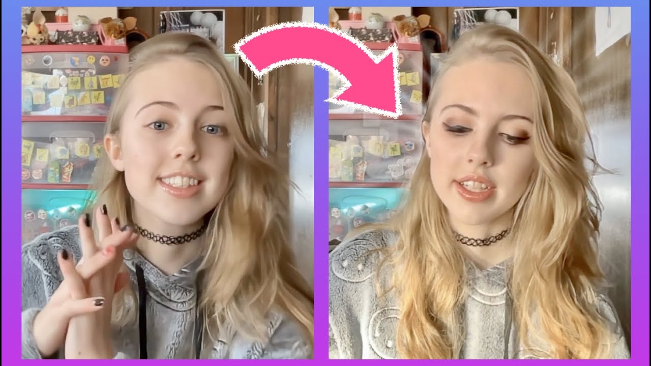 Attempting A FANCY GLAM MAKEUP TUTORIAL For The FIRST TIME! - YouTube