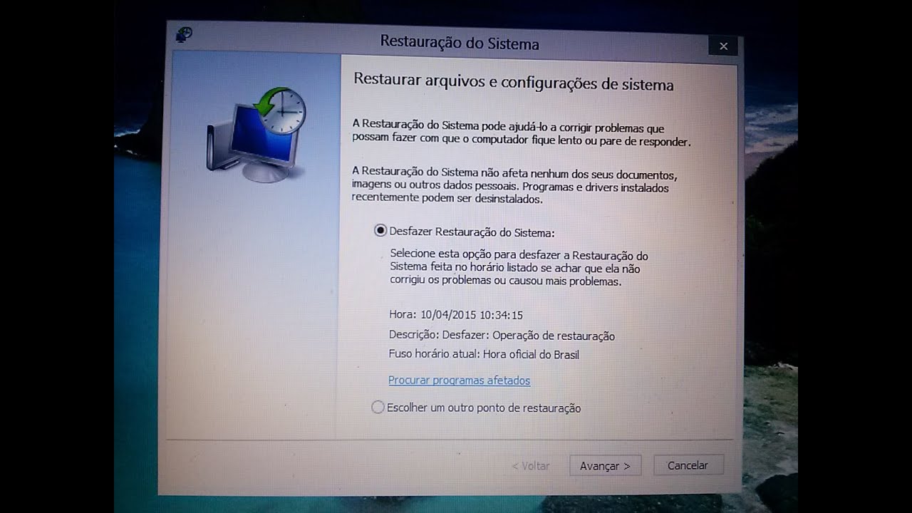 Como Criar Um Ponto De Restauração No Windows 8