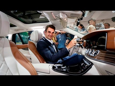 Roger Federer & The New Mercedes-Benz E-Class Estate - YouTube