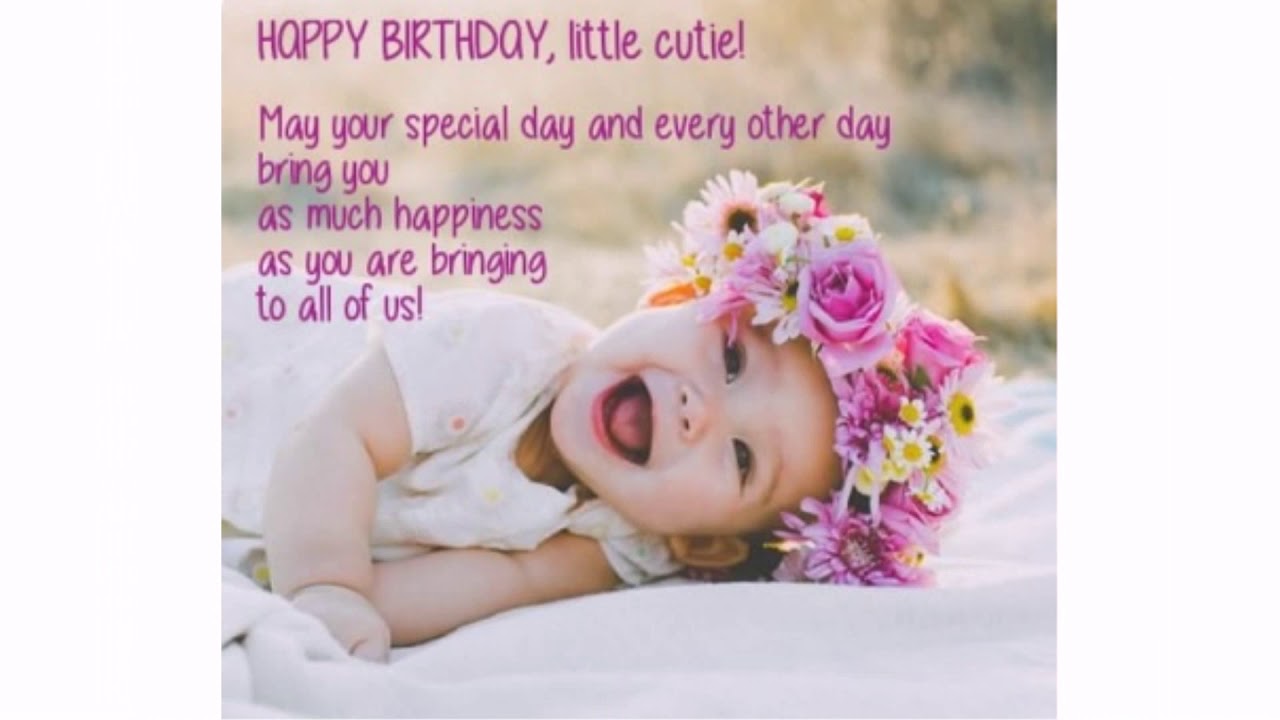 Featured image of post Baby Birthday Wishes Messages