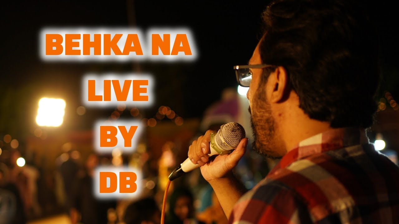 Behka Na - Ali Tariq - Harsdeep Kaur - LIVE by Danyal Babar | DB ...