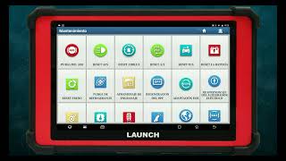 SCANNER AUTOMOTRIZ LAUNCH X431 Capacitación de uso menú principal del scanner y funciones.