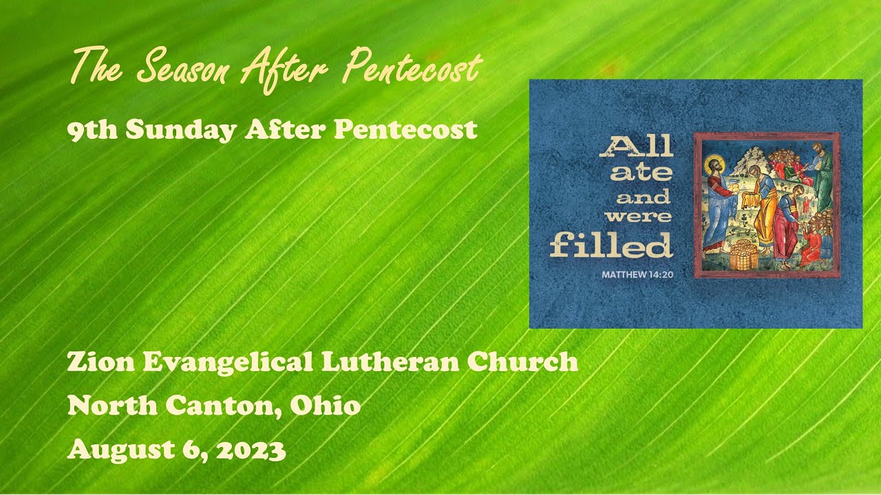 10th Sunday after Pentecost YouTube