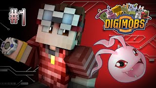 Minecraft Digimobs Adventure | Episode 1 "Digidestined"