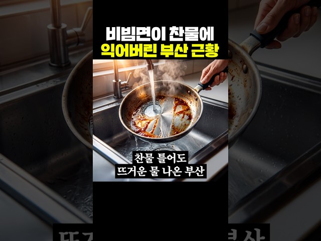 비빔면이 찬물에 익어버린 부산 근황
